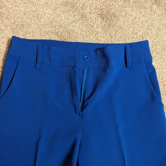 Electric Blue Petite Women's Pantsuit - Picture 5 of 7